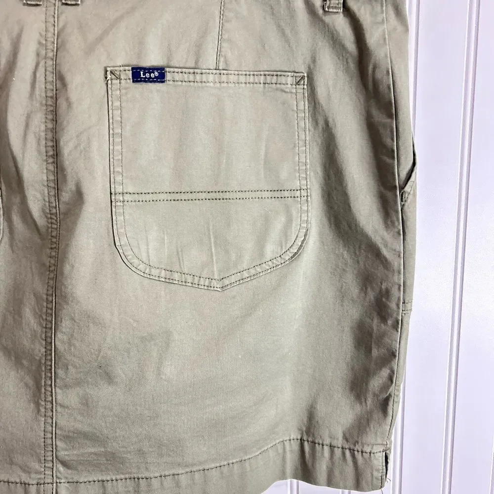 Lee Green Cargo Shorts Relaxed Fit